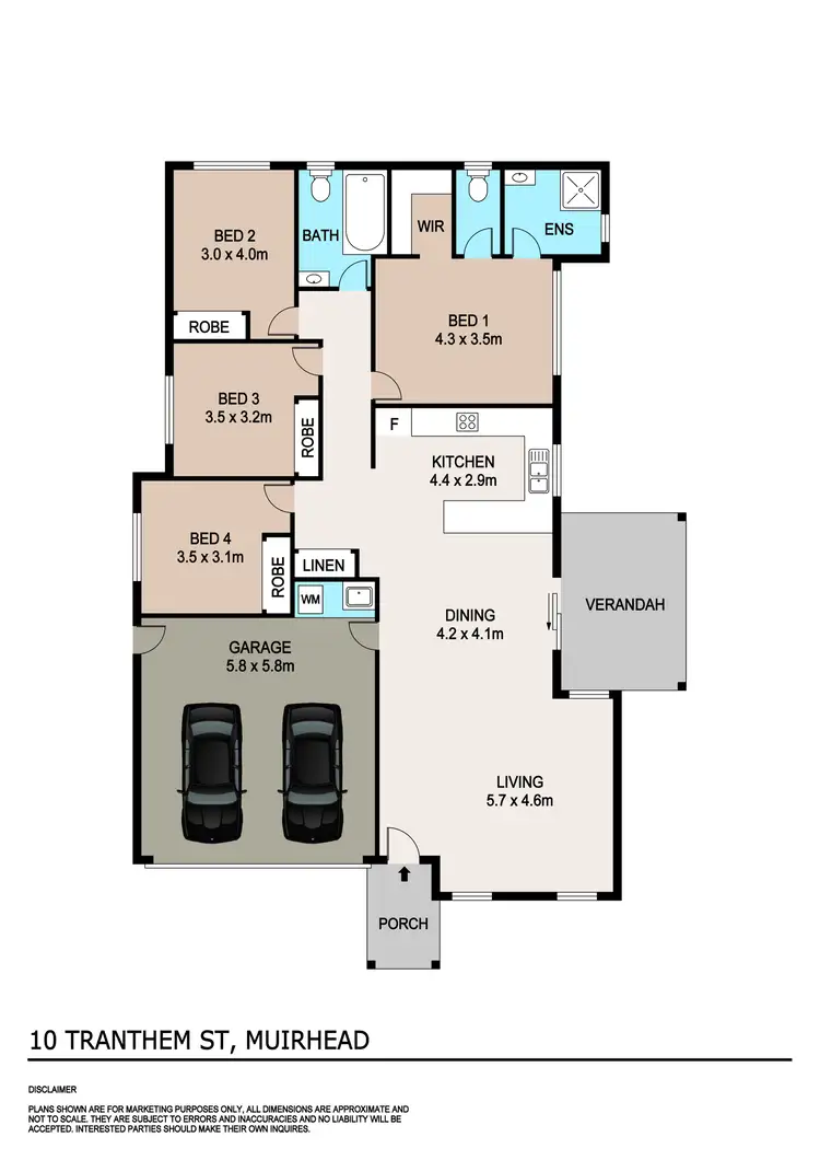 Floorplan of Homely house listing, 10 Tranthem Street, Muirhead NT 810