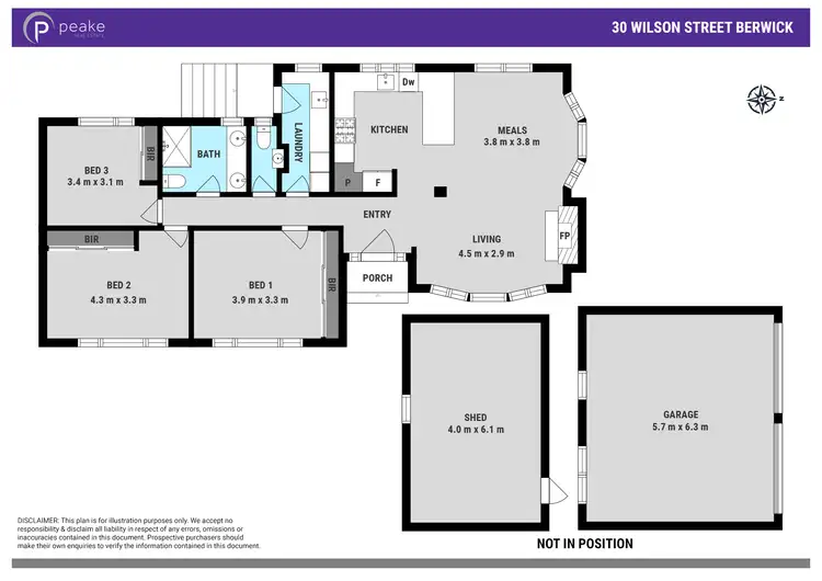 Floorplan of Homely house listing, 30 Wilson Street, Berwick VIC 3806