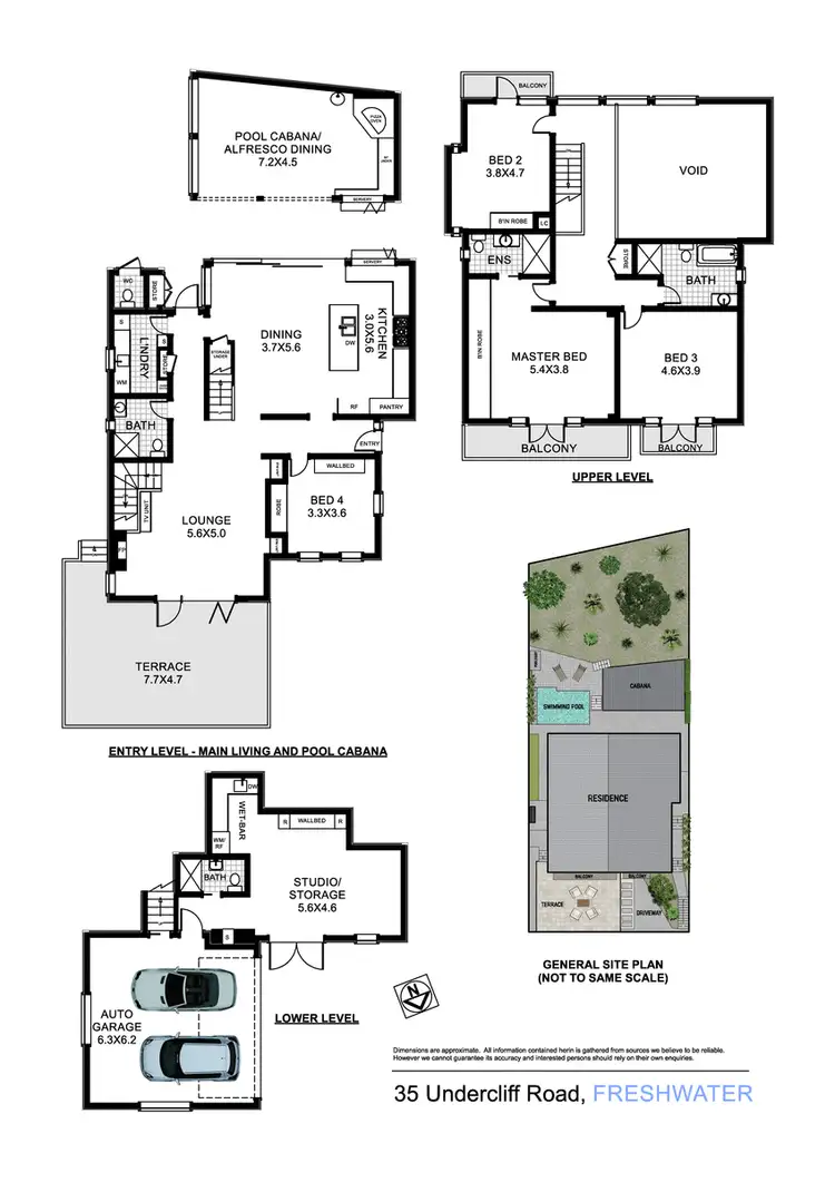 Floorplan of Homely house listing, 35 Undercliff Road, Freshwater NSW 2096