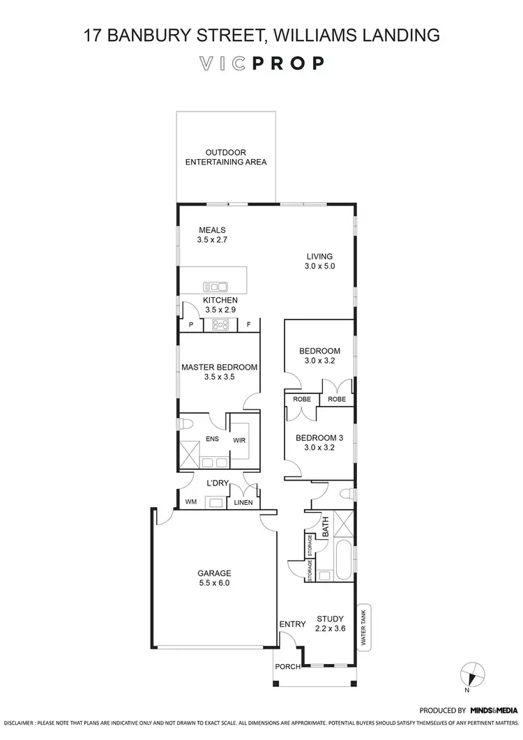 Floorplan of Homely house listing, 17 Banbury Street, Williams Landing VIC 3027