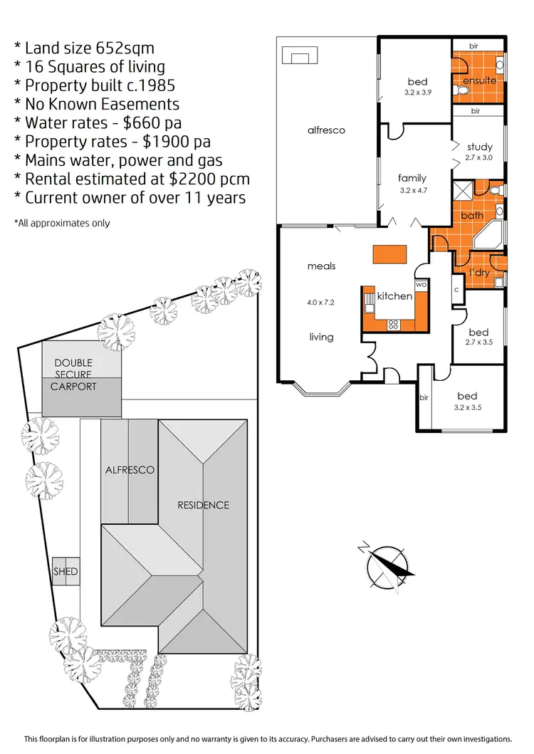 Floorplan of Homely house listing, 1 Saligna Court, Langwarrin VIC 3910