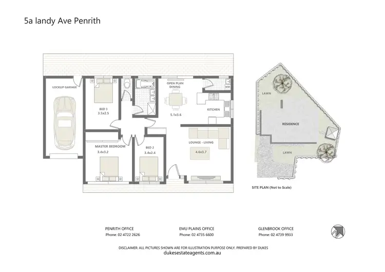 Floorplan of Homely house listing, 5A Landy Avenue, Penrith NSW 2750