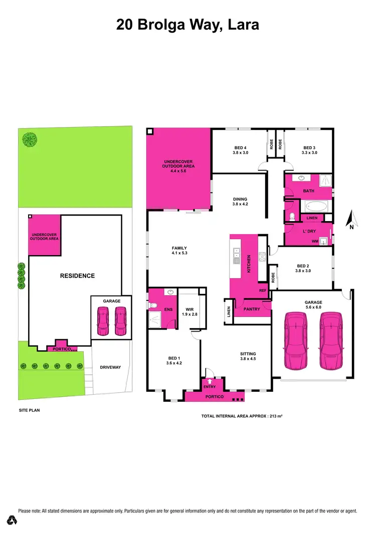 Floorplan of Homely house listing, 20 Brolga Way, Lara VIC 3212