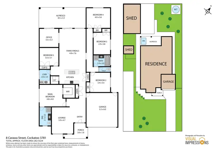 Floorplan of Homely house listing, 8 Carawa Street, Cockatoo VIC 3781