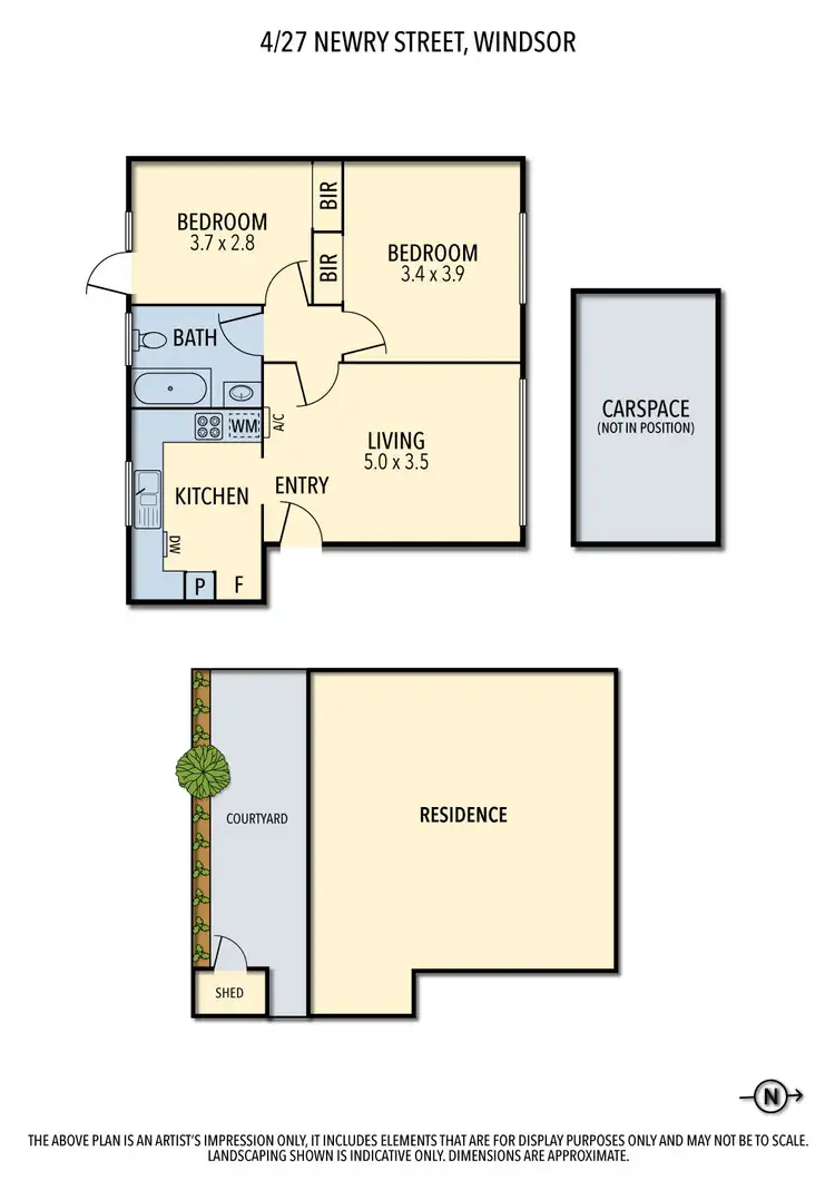 Floorplan of Homely apartment listing, 4/27 Newry Street, Windsor VIC 3181