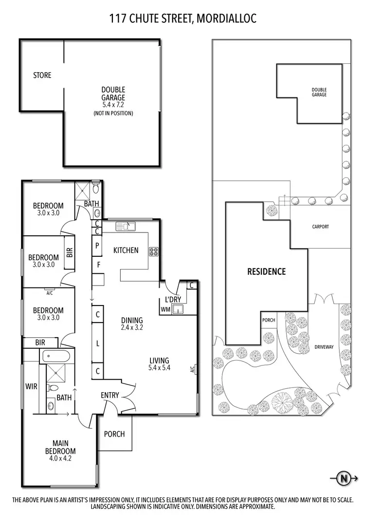 Floorplan of Homely house listing, 117 Chute Street, Mordialloc VIC 3195