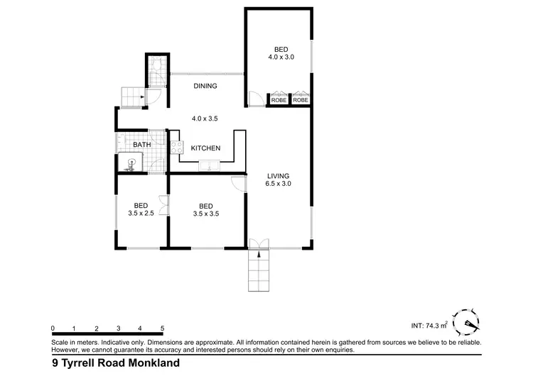 Floorplan of Homely house listing, 9 Tyrrell Road, Monkland QLD 4570