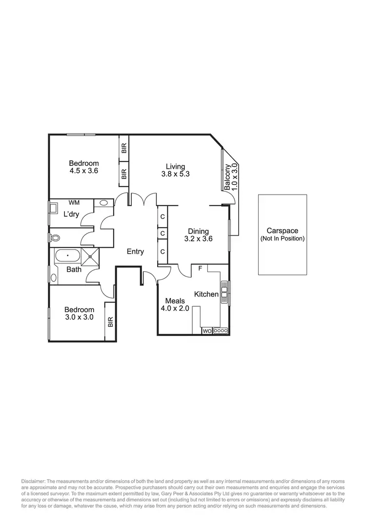 Floorplan of Homely apartment listing, 6/20 Hughenden Road, St Kilda East VIC 3183