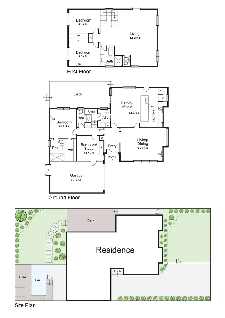 Floorplan of Homely house listing, 24 Pasadena Crescent, Bentleigh East VIC 3165