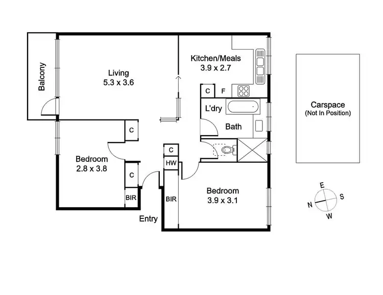 Floorplan of Homely apartment listing, Address available on request