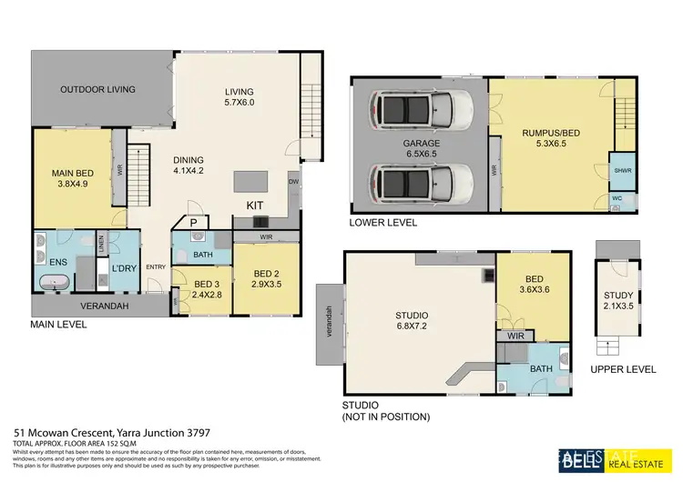 Floorplan of Homely house listing, 51 McOwan Crescent, Yarra Junction VIC 3797