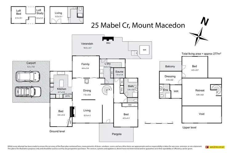 Floorplan of Homely house listing, 25 Mabel Crescent, Mount Macedon VIC 3441