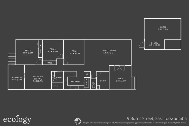 Floorplan of Homely house listing, 9 Burns Street, East Toowoomba QLD 4350