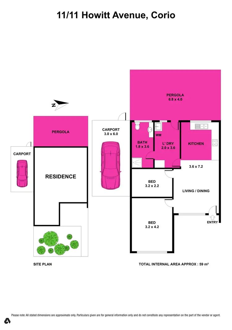 Floorplan of Homely unit listing, 11/11 Howitt Avenue, Corio VIC 3214