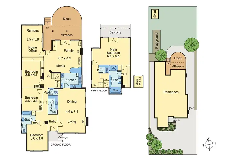 Floorplan of Homely house listing, 87 Highfield Road, Canterbury VIC 3126