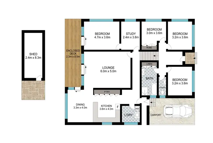 Floorplan of Homely house listing, 48 Graham Street, Kendall NSW 2439