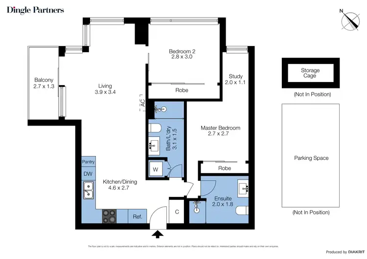 Floorplan of Homely apartment listing, 2903/245-251 City Road, Southbank VIC 3006