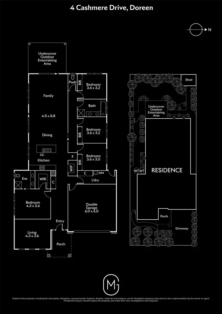 Floorplan of Homely house listing, 4 Cashmere Drive, Doreen VIC 3754