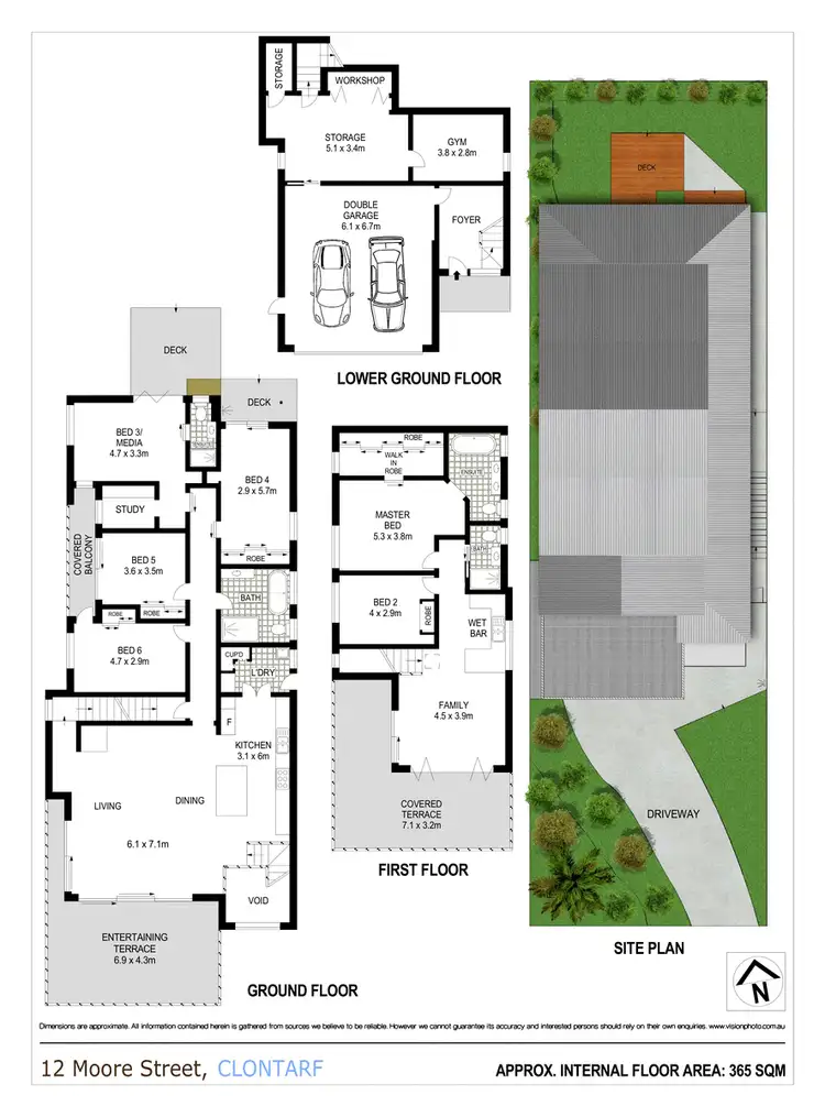 Floorplan of Homely house listing, 12 Moore Street, Clontarf NSW 2093