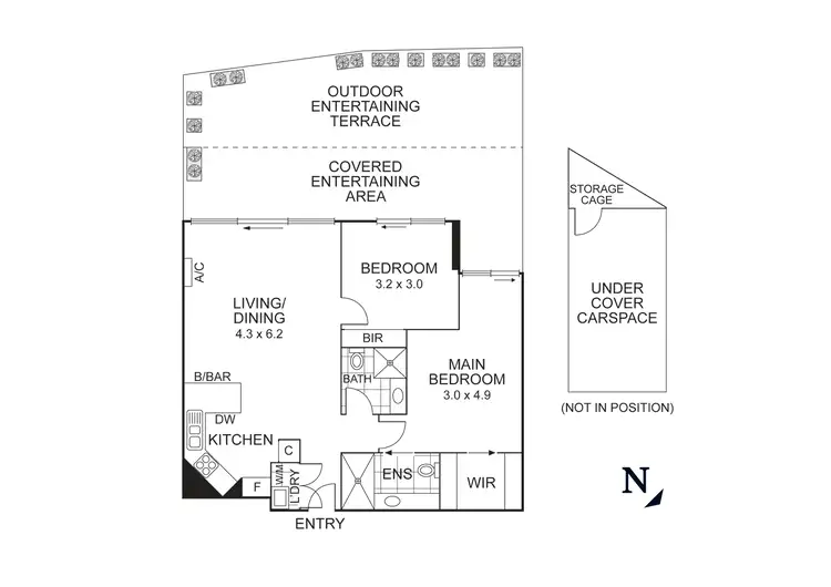 Floorplan of Homely apartment listing, 5/76-80 Balcombe Road, Mentone VIC 3194