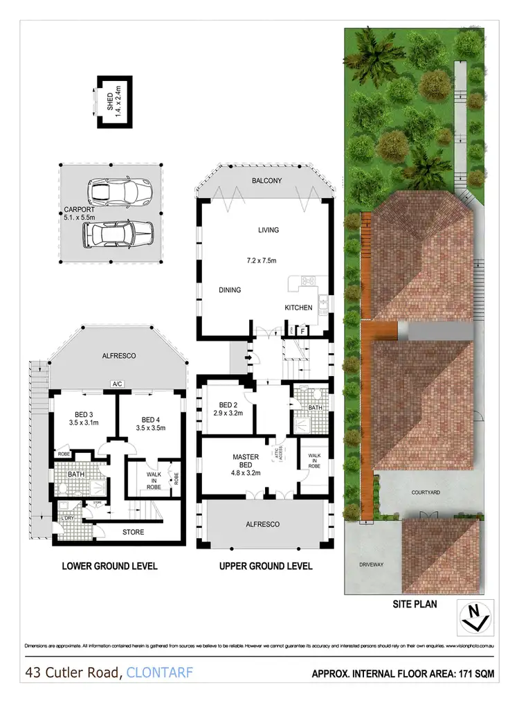Floorplan of Homely house listing, 43 Cutler Road, Clontarf NSW 2093
