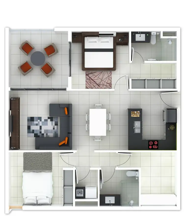 Floorplan of Homely unit listing, 303/39 Cavenagh Street, Darwin City NT 800