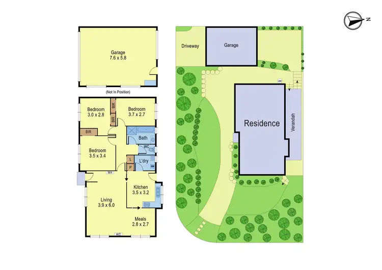 Floorplan of Homely house listing, 1 Cronus Court, Eltham VIC 3095