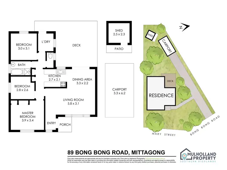 Floorplan of Homely house listing, 89 Bong Bong Road, Mittagong NSW 2575