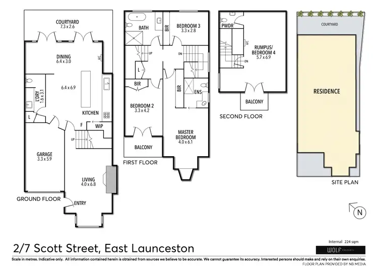 Floorplan of Homely house listing, 2/7 Scott Street, East Launceston TAS 7250