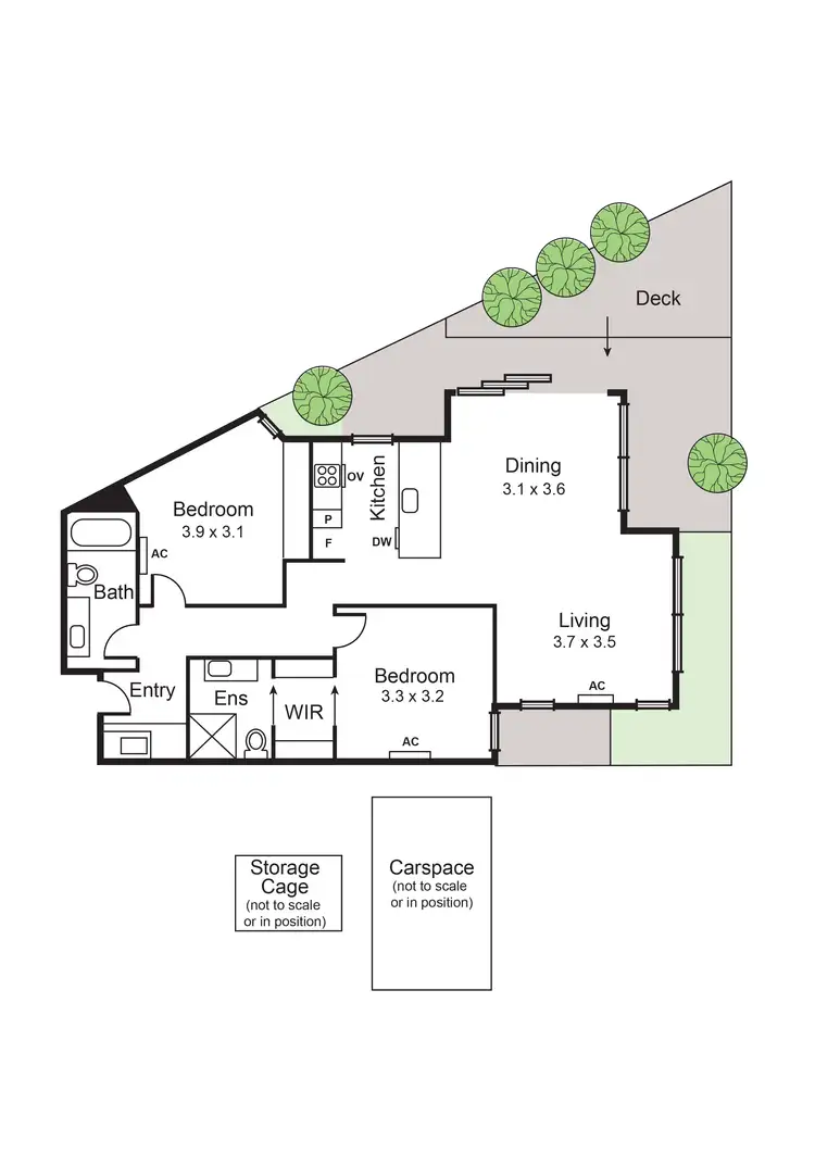 Floorplan of Homely apartment listing, 7/93 Truganini Road, Carnegie VIC 3163