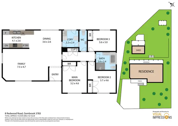 Floorplan of Homely house listing, 8 Redwood Road, Gembrook VIC 3783
