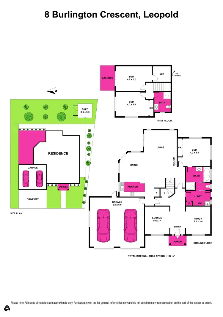 Floorplan of Homely house listing, 8 Burlington Crescent, Leopold VIC 3224