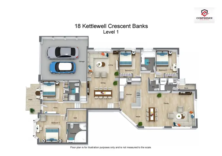 Floorplan of Homely house listing, 18 Kettlewell Crescent, Banks ACT 2906