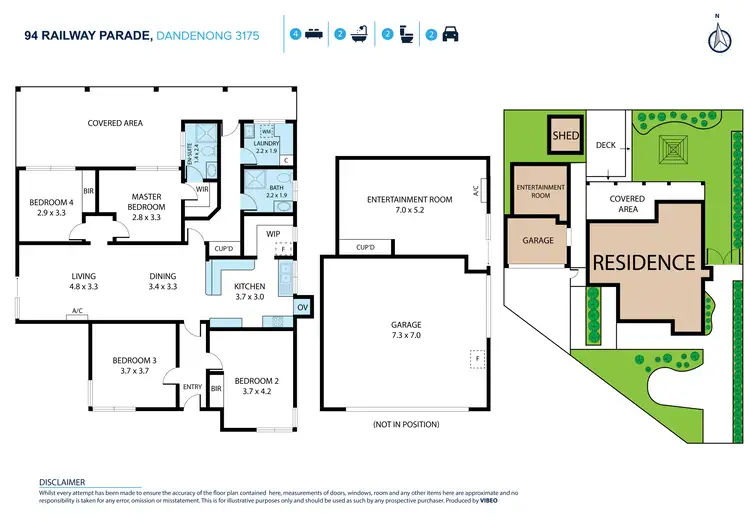 Floorplan of Homely house listing, 94 Railway Parade, Dandenong VIC 3175