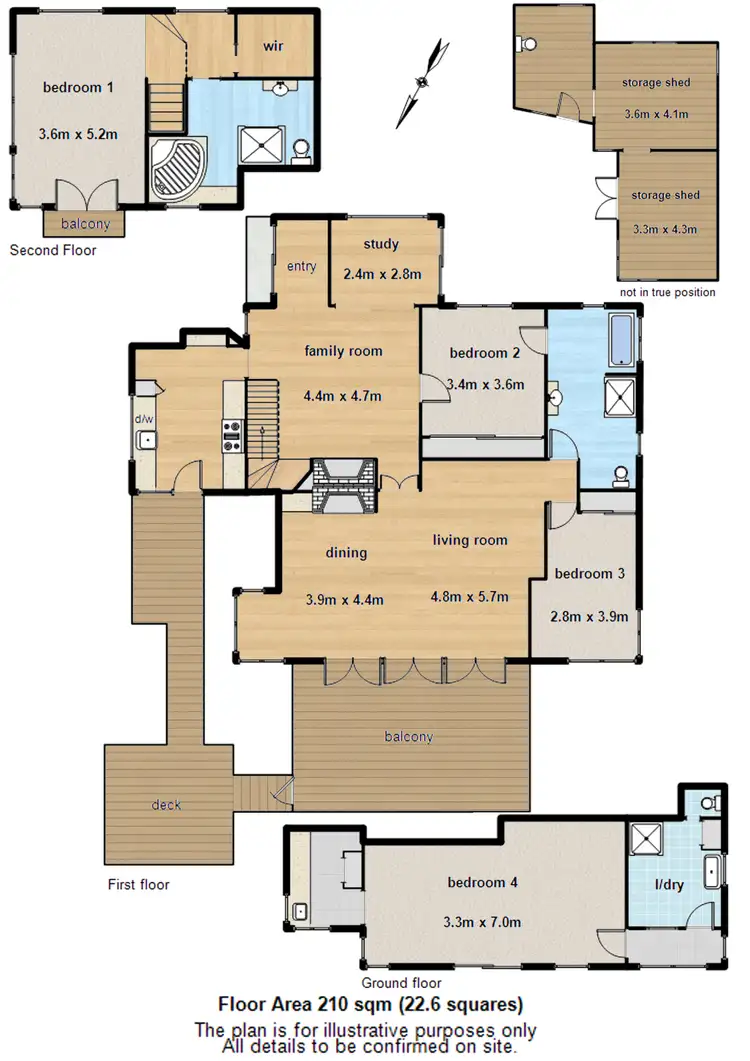 Floorplan of Homely house listing, 144 Mount Dandenong Tourist Road, Ferny Creek VIC 3786