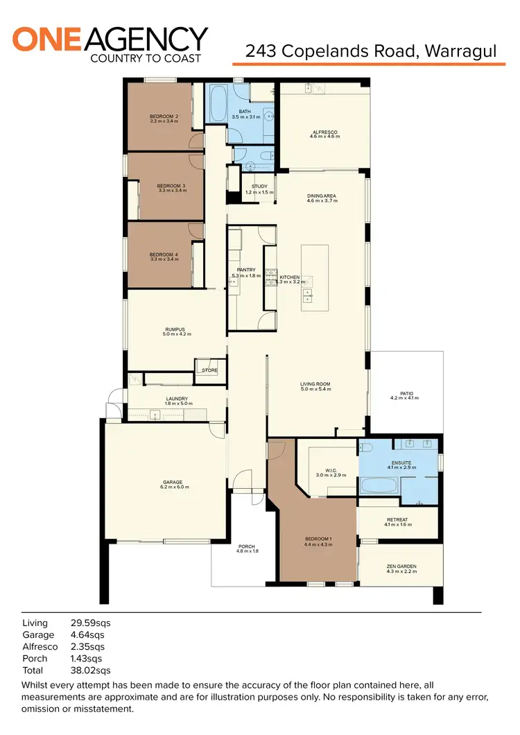 Floorplan of Homely house listing, 243 Copelands Road, Warragul VIC 3820