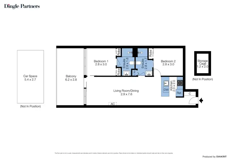 Floorplan of Homely apartment listing, 1006/45 Clarke Street, Southbank VIC 3006