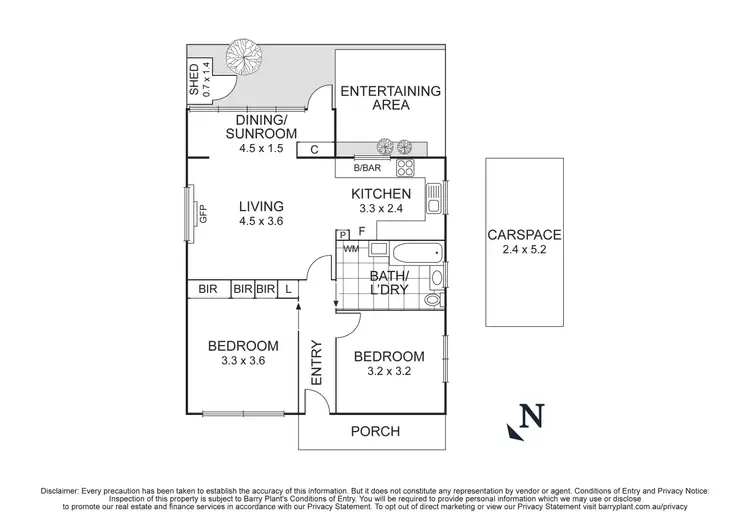 Floorplan of Homely apartment listing, 7/50 Nepean Highway, Aspendale VIC 3195