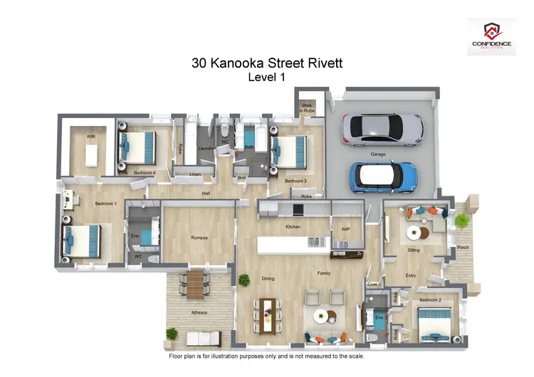Floorplan of Homely house listing, 30 Kanooka Street, Rivett ACT 2611
