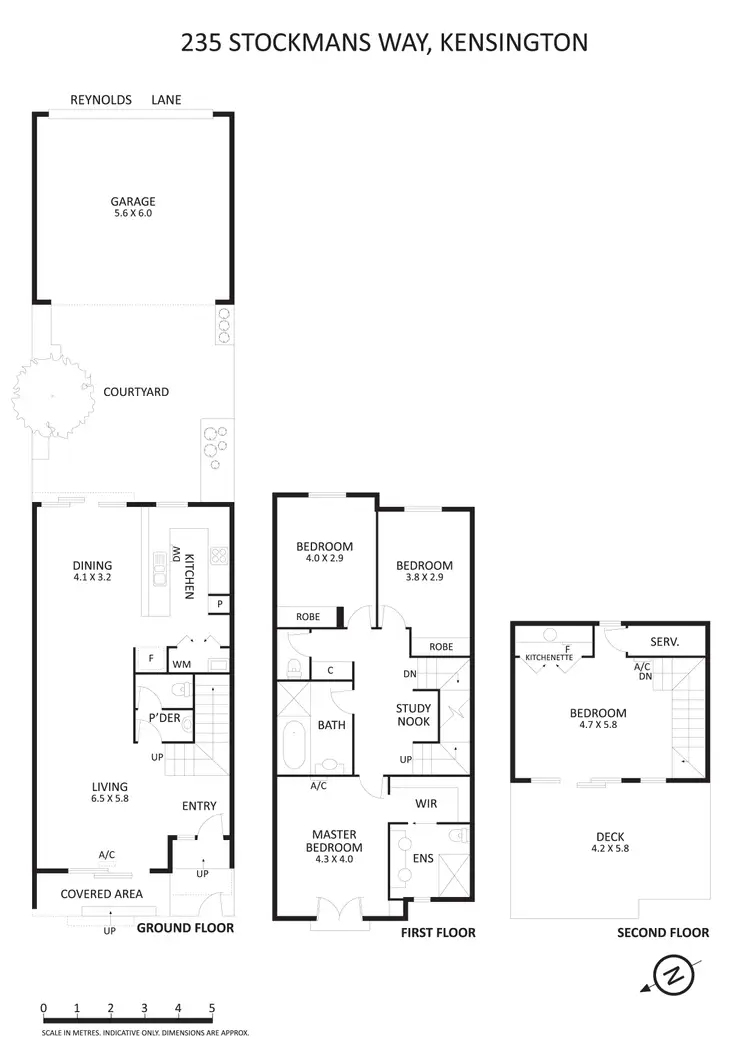 Floorplan of Homely house listing, 235 Stockmans Way, Kensington VIC 3031