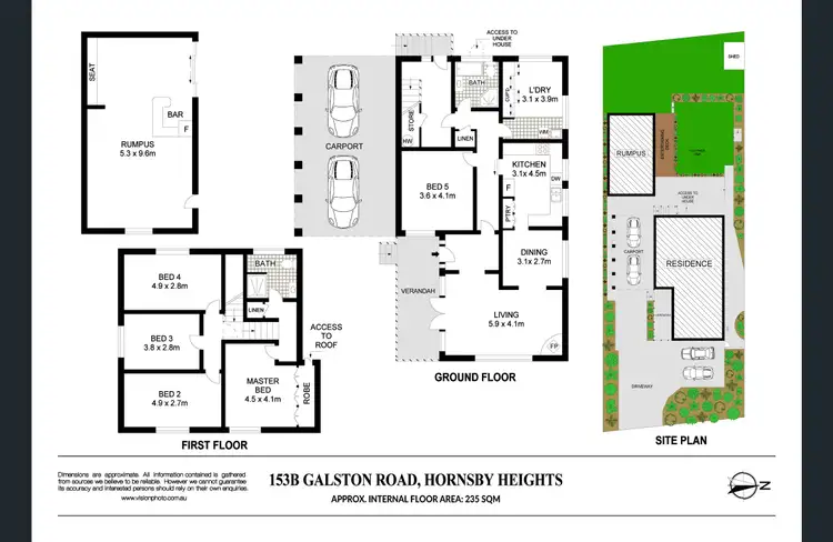 Floorplan of Homely house listing, 153B Galston Road, Hornsby Heights NSW 2077