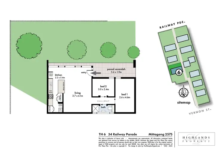 Floorplan of Homely house listing, 6/34 Railway Parade, Mittagong NSW 2575