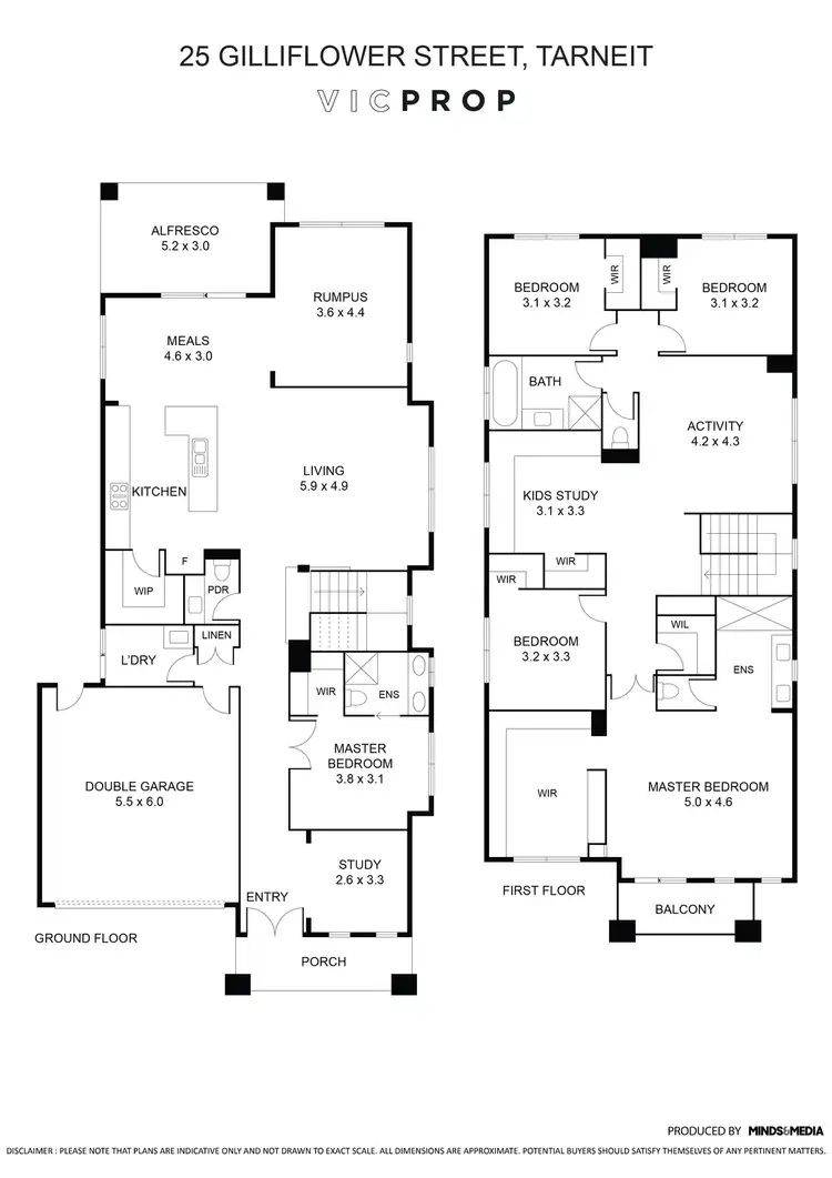 Floorplan of Homely house listing, 25 Gilliflower Street, Tarneit VIC 3029