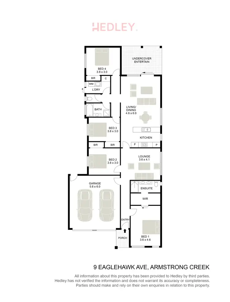 Floorplan of Homely house listing, 9 Eaglehawk Avenue, Armstrong Creek VIC 3217