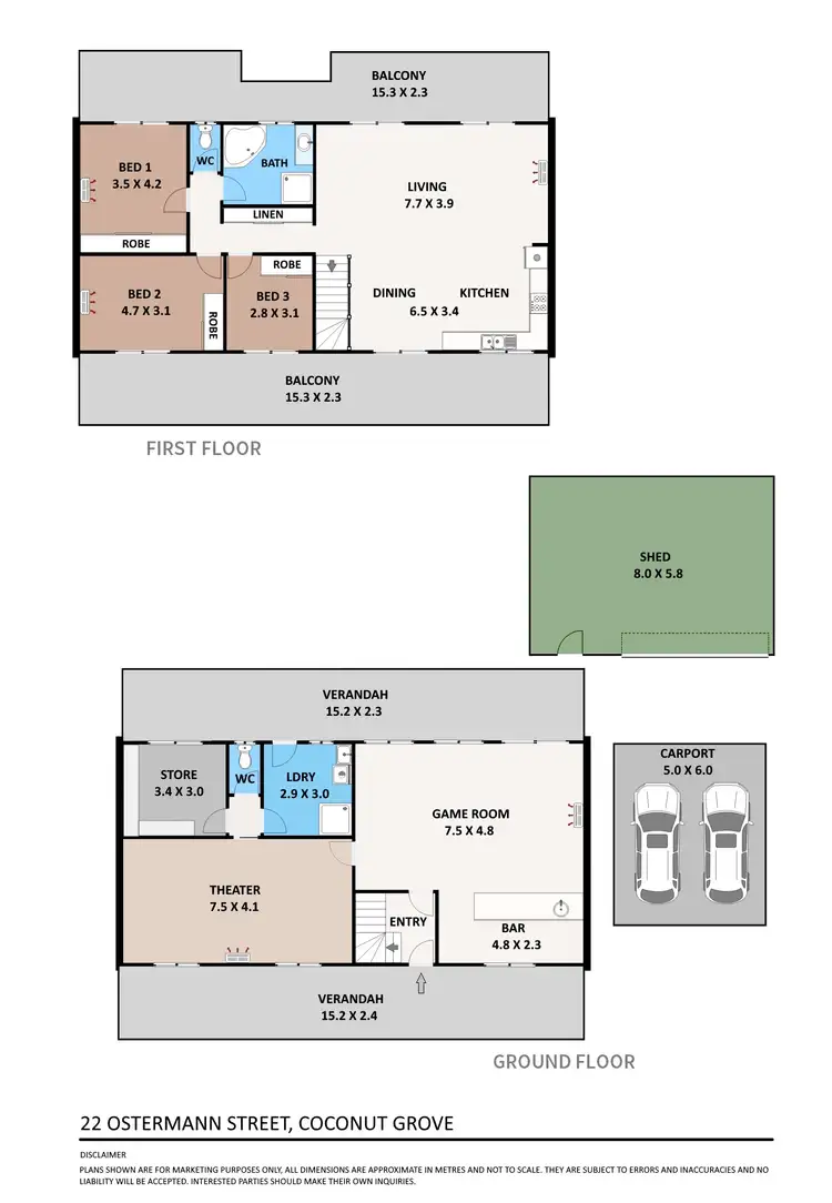 Floorplan of Homely house listing, 22 Ostermann Street, Coconut Grove NT 810