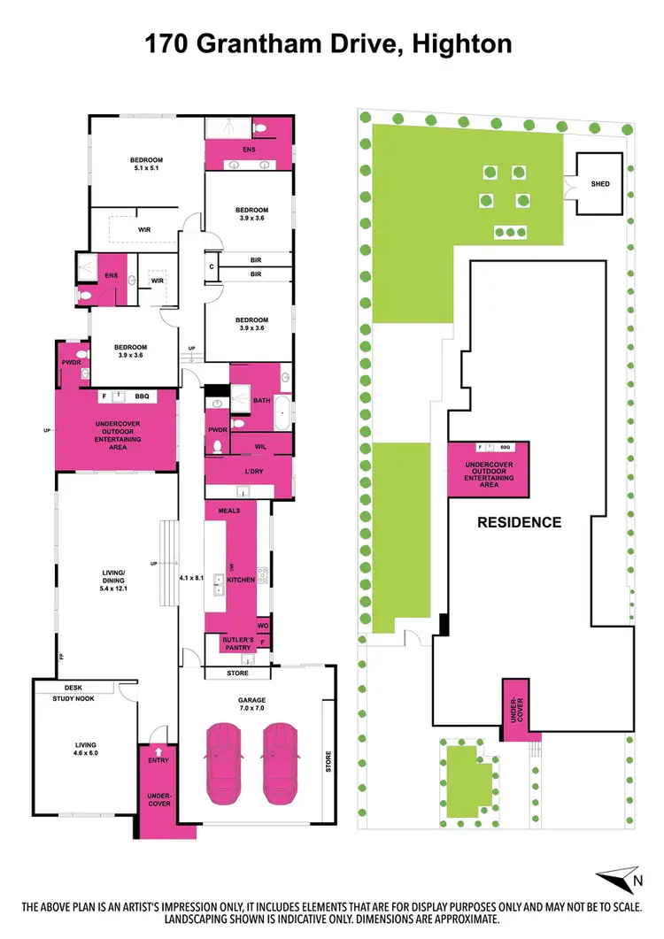 Floorplan of Homely house listing, 170 Grantham Drive, Highton VIC 3216