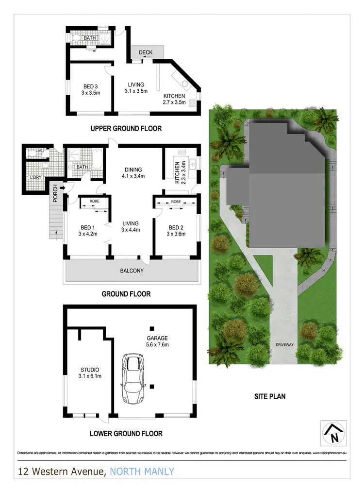 Floorplan of Homely house listing, 12 Western Avenue, North Manly NSW 2100