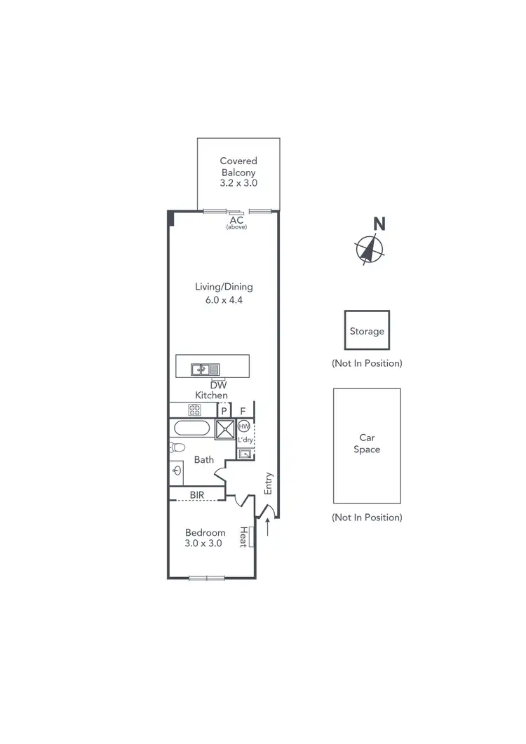 Floorplan of Homely apartment listing, 12/182 Albert Road, South Melbourne VIC 3205