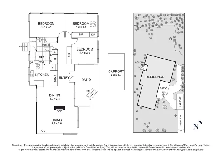 Floorplan of Homely house listing, 21 Richard Street, Bentleigh East VIC 3165