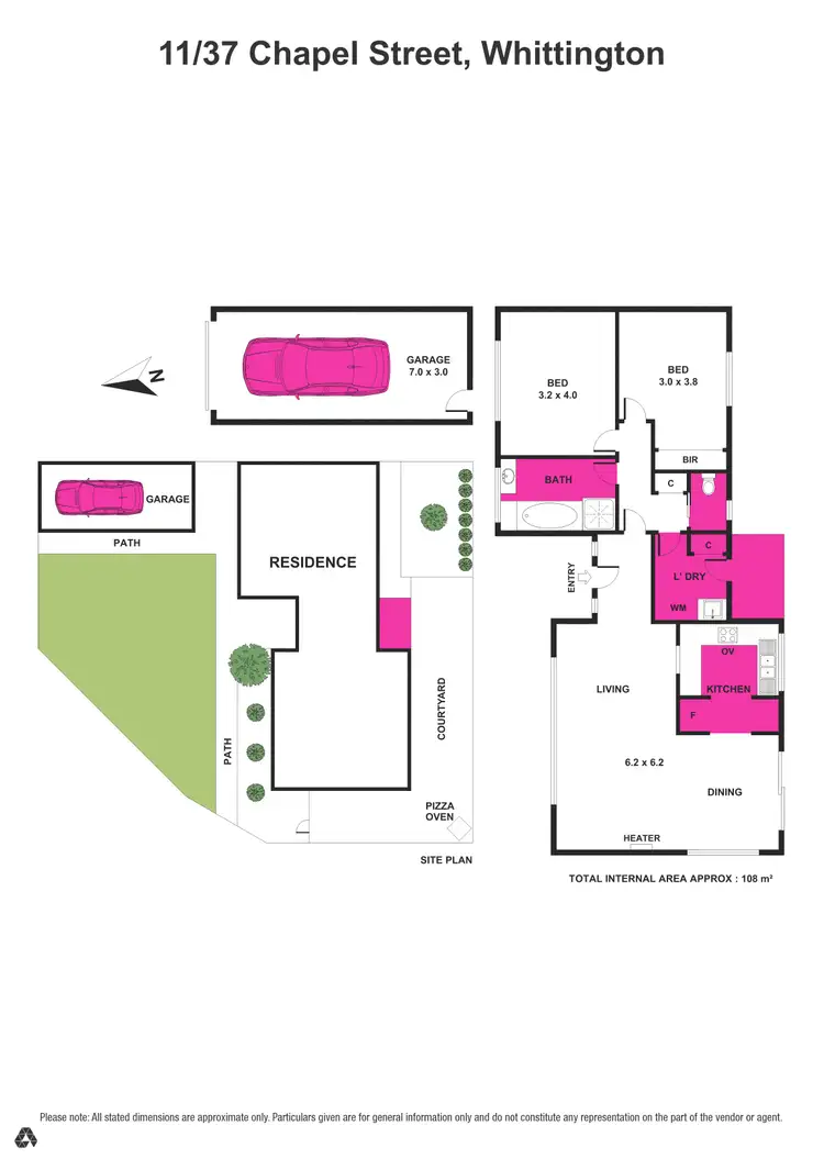Floorplan of Homely unit listing, 11/37 Chapel Street, Whittington VIC 3219